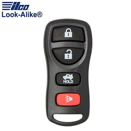 Ilco LAL RKE-NIS-4B1 NISSAN 4 BUTTON REMOTE KEYLESS ENTRY ILCO-AX00010400